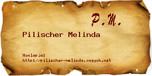 Pilischer Melinda névjegykártya